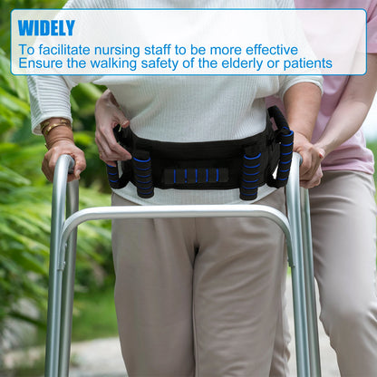 Cinturón de transferencia para la marcha de personas mayores, cinturón de asistencia para caminar de forma independiente, hebilla de liberación rápida, cinturón de cuidado para pacientes discapacitados.