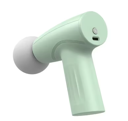 Mini pistola de masaje muscular rosa